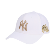 NÓN MLB NEW YORK YANKEES LOVE ROSE ADJUSTABLE CAP - WHITE