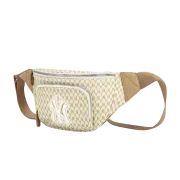 TÚI MLB NEW YORK YANKEES MONOGRAM WAIST BAG - BEIGE