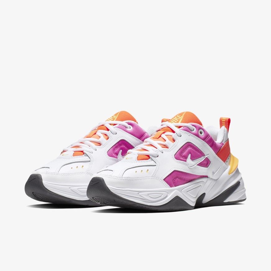 GIÀY NIKE M2K TEKNO - White Laser Fuchsia Hyper Crimson
