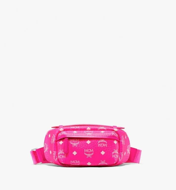 TÚI MCM Small - CROSSBODY BAG IN VISETOS - Neon Pink