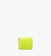 VÍ MCM Mini - BIESSOS ZIP WALLET - Neon Yellow