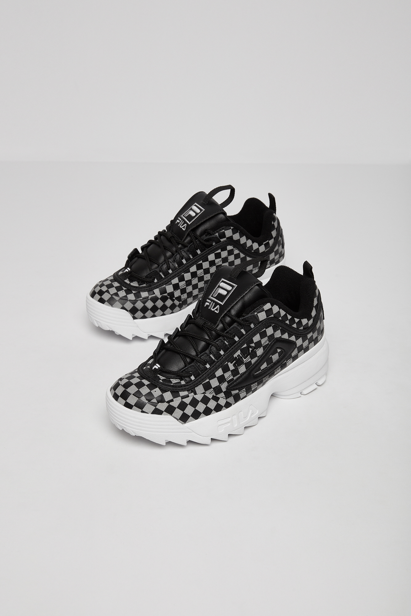 GIÀY FILA DISRUPTOR 2 CHECKER  - BLACK GREY