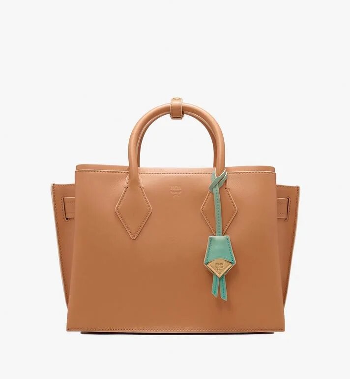 TÚI MCM Medium - NEO MILLA TOTE IN SPANISH LEATHER - Biscuit