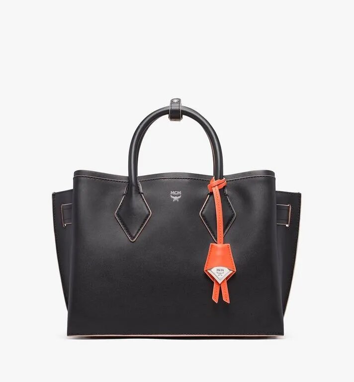 TÚI MCM Medium - NEO MILLA TOTE IN SPANISH LEATHER - Black