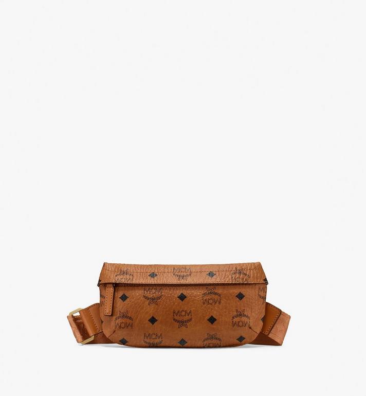 TÚI MCM Mini - CROSSBODY BAG IN VISETOS - Cognac