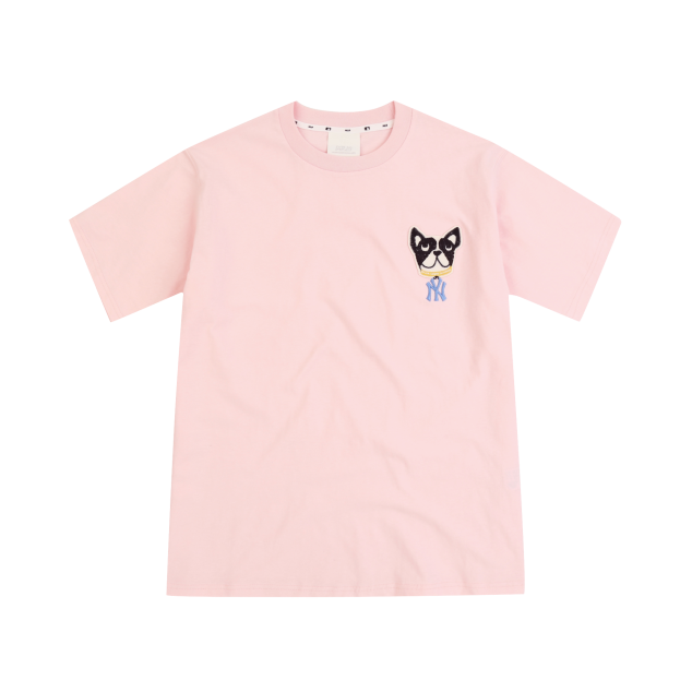 ÁO MLB NEW YORK YANKEES YOMIYAM BARK SHORT SLEEVE T-SHIRT - PINK