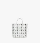 TÚI MCM Small - ANYA SHOPPER IN VISETOS - White