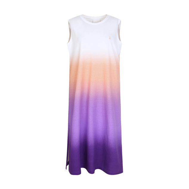 ĐẦM MLB LA DODGERS LALALAND GRADATION SLEEVELESS MAXY DRESS - ORANGE