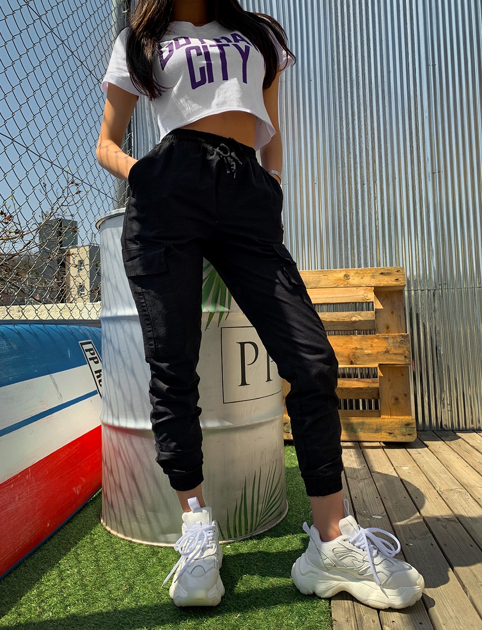 THỜI TRANG HÀN QUỐC - Jogger Pants LA90419PT002