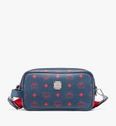 Túi MCM - WASH BAG IN VISETOS - Deep Blue Sea