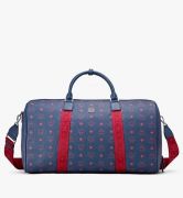 Túi MCM 50Cm - TRAVELER WEEKENDER BAG IN VISETOS - Deep Blue Sea