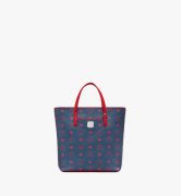 Túi MCM Small - ANYA SHOPPER IN VISETOS - Deep Blue Sea