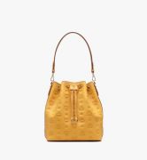 Túi MCM - ESSENTIAL DRAWSTRING IN MONOGRAM LEATHER - Golden Mango