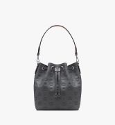 Túi MCM - ESSENTIAL DRAWSTRING IN MONOGRAM LEATHER - Charcoal