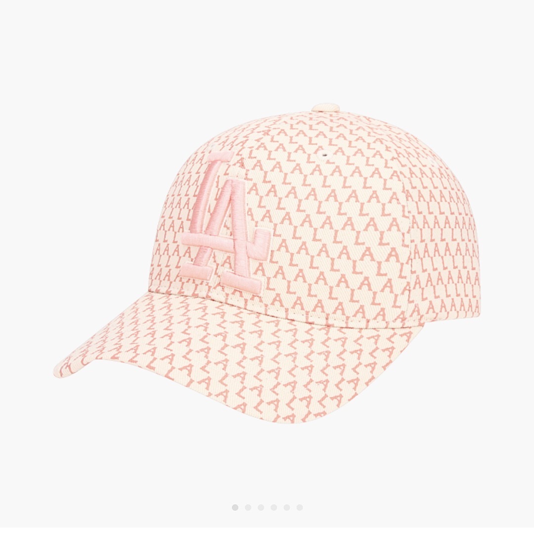 NÓN MLB LA DODGERS MONOGRAM ADJUSTABLE CAP - PINK