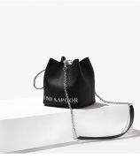 TÚI FIND KAPOOR - MINI PINGO BAG 16 LETTERING LINE SET - BLACK