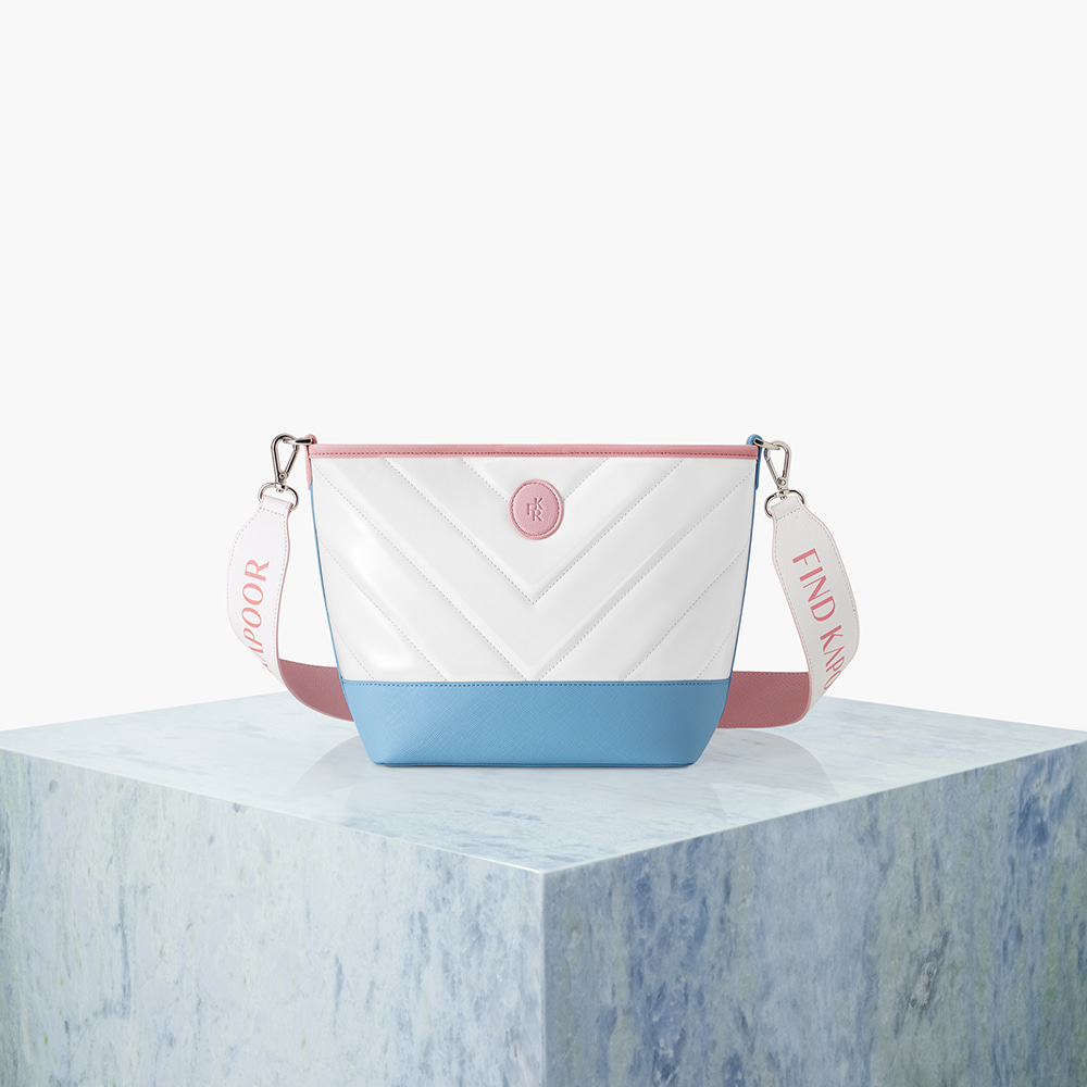 TÚI FIND KAPOOR - SUMMER PINGO BAG SET 01 - ENAMEL WHITE