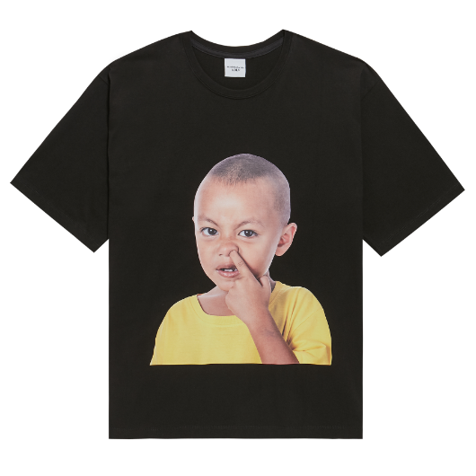 ÁO ADLV BABY FACE SHORT SLEEVE BLACK YELLOW T-SHIRTS