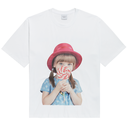 ÁO ADLV BABY FACE SHORT SLEEVE RED HAT