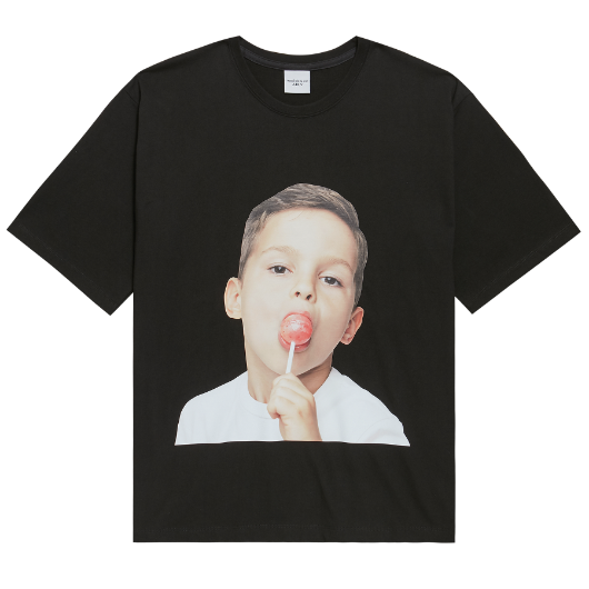 ÁO ADLV BABY FACE SHORT SLEEVE BLACK CANDY