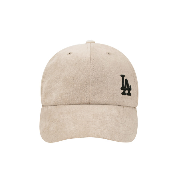 NÓN MLB LA DODGERS SUEDE RIBBON ADJUSTABLE CAP - BEIGE