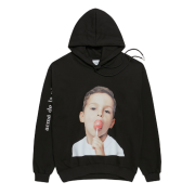 ÁO ADLV BABY FACE HOODIE BLACK CANDY