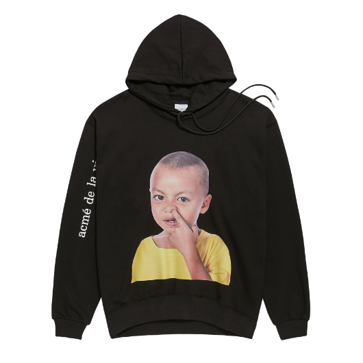 ÁO ADLV BABY FACE HOODIE BLACK YELLOW T-SHIRTS