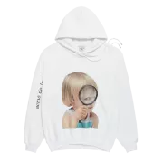 ÁO ADLV BABY FACE HOODIE WHITE MAGNIFIER