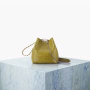TÚI FIND KAPOOR - PINGO BAG 16 CROCO CHAIN OLIVE