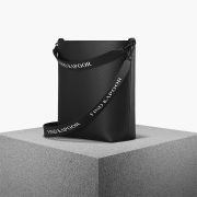 FIND KAPOOR - LEKOO BAG H 28 LETTERING LINE SET - BLACK