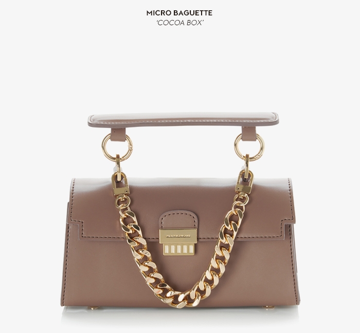 TÚI PLAY NO MORE - MICRO BAGUETTE - COCOA BOX