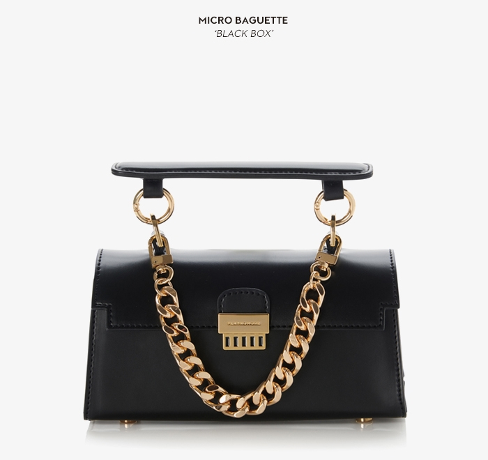 TÚI PLAY NO MORE - MICRO BAGUETTE - BLACK BOX