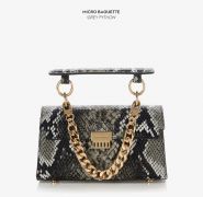 TÚI PLAY NO MORE - MICRO BAGUETTE - GREY PYTHON
