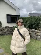 THỜI TRANG HÀN QUỐC - Down-Filled Puffer Coat