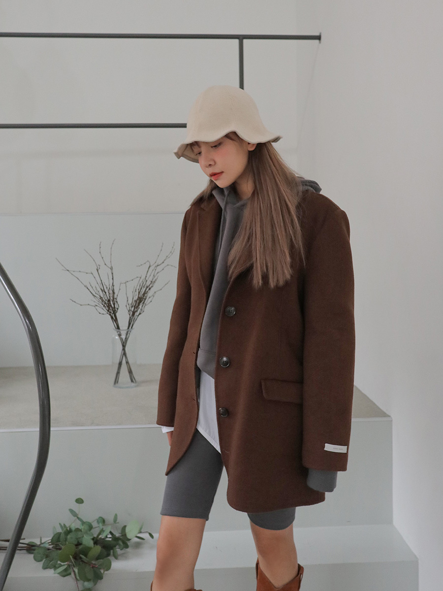 THỜI TRANG HÀN QUỐC - Triple Button Loose Fit Blazer