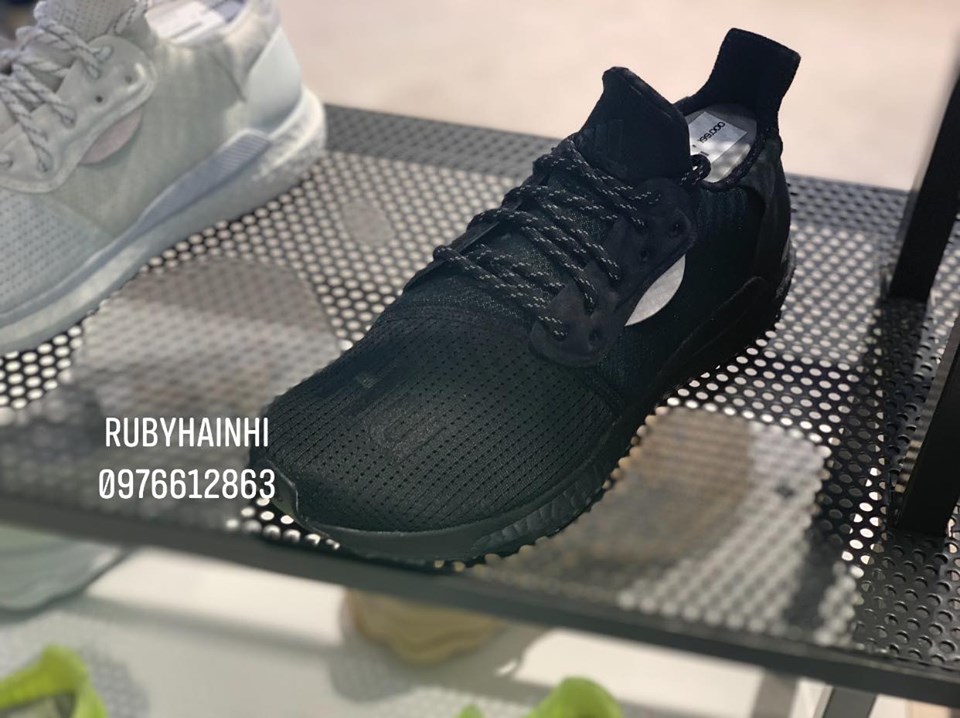 GIÀY ADIDAS X PHARRELL WILLIAMS SOLAR HU PRD GLIDE SNEAKERS - BLACK