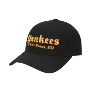 NÓN MLB NEW YORK YANKEES NEON WORDING ADJUSTABLE CAP - BLACK