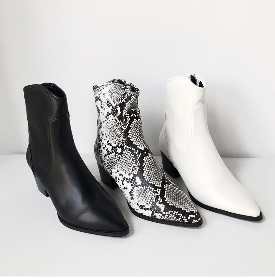 GIÀY BOOTS HÀN QUỐC - Pie western shoes