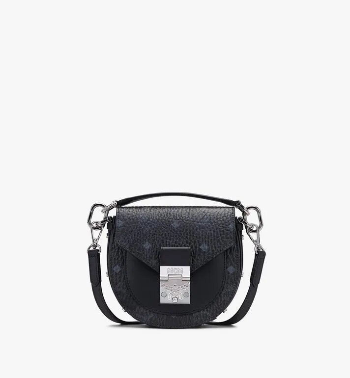 TÚI MCM MINI PATRICIA SHOULDER BAG IN VISETOS - BLACK