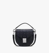 TÚI MCM SMALL PATRICIA SHOULDER BAG IN VISETOS - BLACK