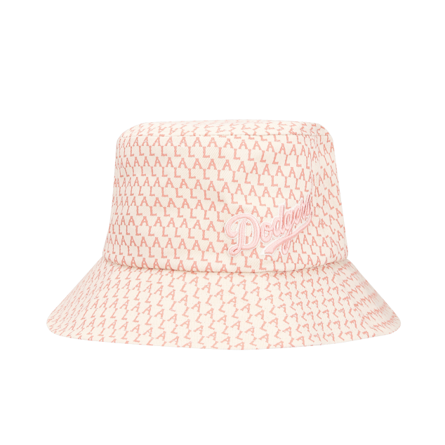 NÓN MLB LA DODGERS MONOGRAM BUCKET HAT - PINK