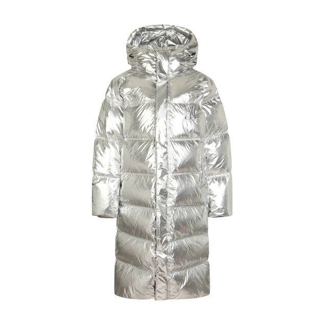 ÁO KHOÁC MLB NEW YORK YANKEES BLING BLING LONG DOWN JACKET - SILVER