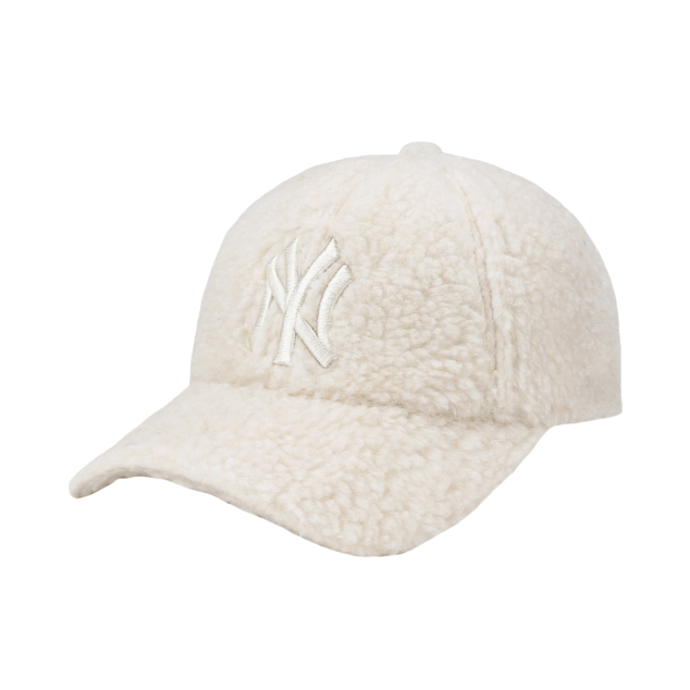 NÓN MLB NEW YORK YANKEES BOA FLEECE ADJUSTABLE CAP - WHITE