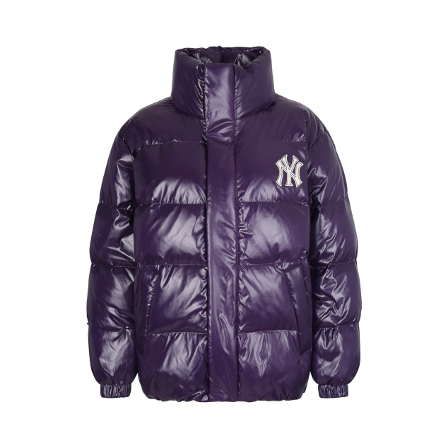 ÁO KHOÁC MLB HIGH-GLOSSY PREMIUM SHORT DOWN JACKET NEW YORK YANKEES - PURPLE