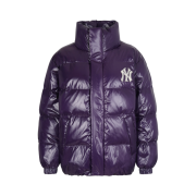 ÁO KHOÁC MLB HIGH-GLOSSY PREMIUM SHORT DOWN JACKET NEW YORK YANKEES - PURPLE