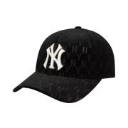 NÓN MLB NEW YORK YANKEES VELVET MONOGRAM ADJUSTABLE CAP - BLACK