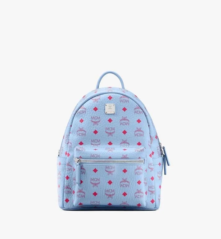 BALO MCM 32 CM - STARK BACKPACK IN VISETOS - Blue