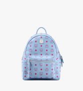 BALO MCM 32 CM - STARK BACKPACK IN VISETOS - Blue