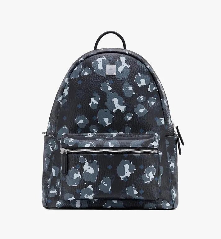 BALO MCM 40 CM - STARK BACKPACK IN FLORAL LEOPARD - Leofloral Black