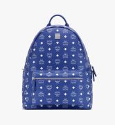 BALO MCM 40 CM - STARK BACKPACK IN VISETOS - Surf the Web (Blue)